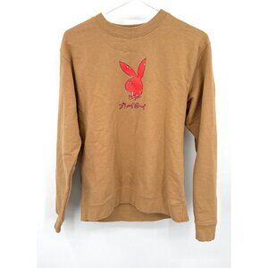 Playboy Playboy Club Tokyo Japan Cocoa Brown Sweatshirt Size S